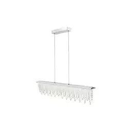 Netto Marken-Discount Design LED Hängelampe mit Kristallen und Fernbedienung Angebot