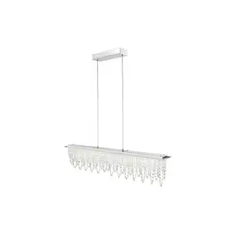 Netto Marken-Discount Design LED Hängelampe mit Kristallen und Fernbedienung Angebot
