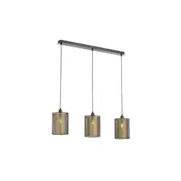 Netto Marken-Discount Hängelampe, 3 flammig, Höhe flexibel, gold, H 150cm, CHEVAL Angebot
