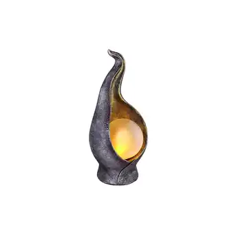 Netto Marken-Discount LED Gartenleuchte, Silber, Gold, Leuchtkugel, H 26,5cm Angebot