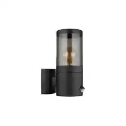 Netto Marken-Discount Wandleuchte, Bewegungsmelder, IP44, rauchig, H 24,5cm Angebot
