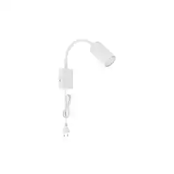 Netto Marken-Discount Wandleuchte, weiß, flexibel verstellbar, Stromkabel, H 44 cm Angebot