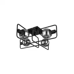 Netto Marken-Discount Deckenleuchte, Metallgestell, Glas Kugeln, rauch, L 61 cm Angebot