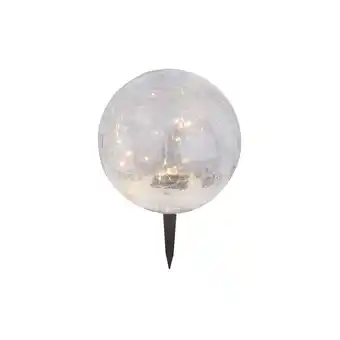 Netto Marken-Discount LED Solarleuchte, Erdspieß, Glas Kugel, DxH 19,5x29cm Angebot