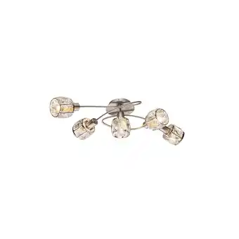 Netto Marken-Discount Deckenleuchte, Glaskristalle klar, Chrom, L 61,4 cm Angebot