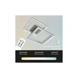 Netto Marken-Discount LED Deckenleuchte, Metall, dimmbar, Timer, CCT, L 56,8 cm Angebot