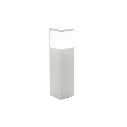Netto Marken-Discount Außen-Stehleuchte, Alu, Glas weiß, H 40 cm Angebot