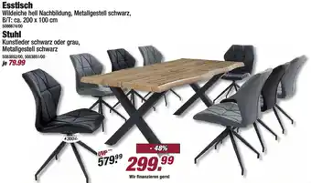 Poco Esstisch oder Stuhl Angebot