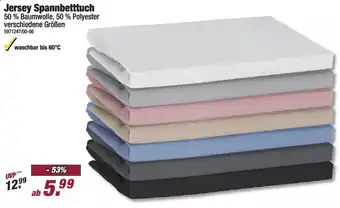 Poco Jersey Spannbetttuch Angebot