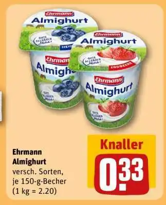 REWE EHRMANN Almighurt Angebot
