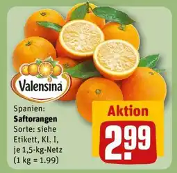 REWE Saftorangen Angebot