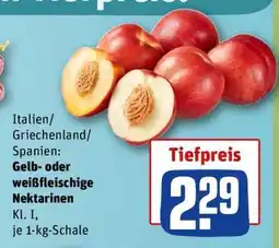 REWE Gelb- oder weißfleischige Nektarinen Angebot
