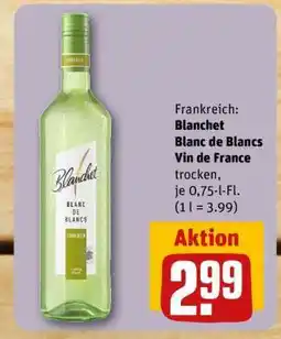 REWE Blanchet Blanc de Blancs Vin de France Angebot