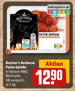 REWE Butcher’s Barbecue Puten-Spieße Angebot
