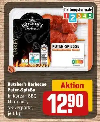 REWE Butcher’s Barbecue Puten-Spieße Angebot