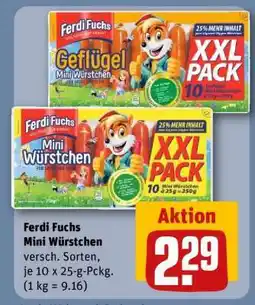 REWE FERDI FUCHS Mini-Würstchen Angebot