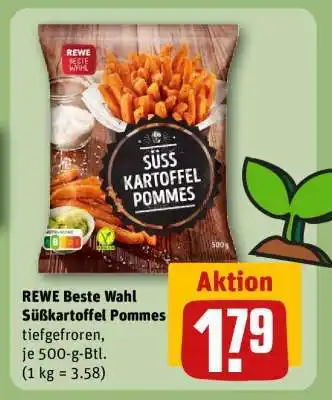 REWE REWE Beste Wahl Süßkartoffel Pommes Angebot