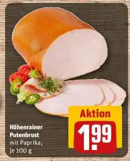 REWE Höhenrainer Putenbrust Angebot