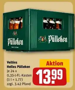 REWE Veltins Helles Pülleken Angebot