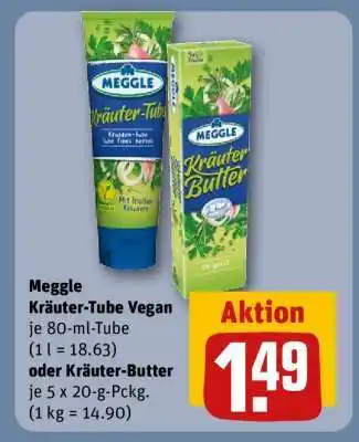 REWE Meggle Kräuter-Tube Vegan Angebot