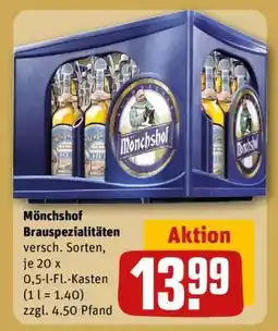 REWE Mönchshof Brauspezialitäten Angebot