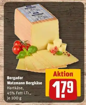 REWE Bergader Watzmann Bergkäse Angebot