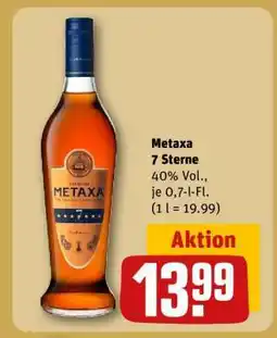 REWE METAXA 7 Sterne Angebot