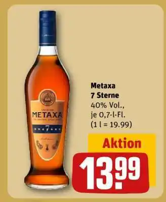 REWE METAXA 7 Sterne Angebot