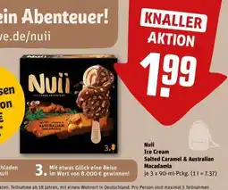 REWE Nuii Ice Cream Salted Caramel & Australian Macadamia Angebot