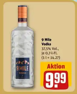 REWE 9 MILE Vodka Angebot