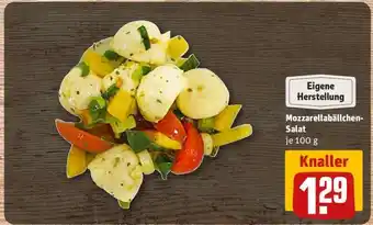 REWE Mozzarellabällchen-Salat Angebot