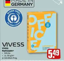 REWE VIVESS Kopierpapier³ Angebot