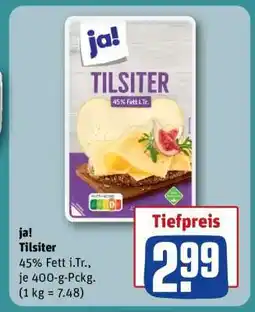 REWE ja! Tilsiter Angebot