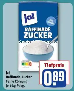 REWE ja! Raffinade-Zucker Angebot