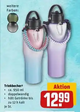REWE Trinkbecher Angebot