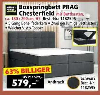 Norma Boxspringbett PRAG Chesterfield Angebot