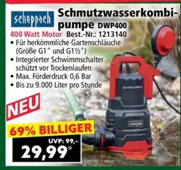 Norma Schmutzwasserkombipumpe DWP400 Angebot