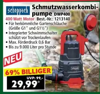 Norma Schmutzwasserkombipumpe DWP400 Angebot