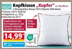 Norma Kopfkissen „Kupfer“ Angebot