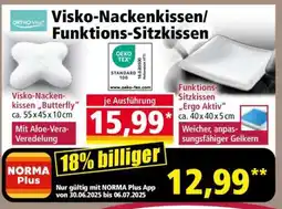 Norma Visko-Nackenkissen/ Funktions-Sitzkissen Angebot