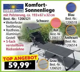 Norma Komfort-Sonnenliege Angebot
