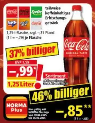 Norma Coca-Cola Original Taste Angebot