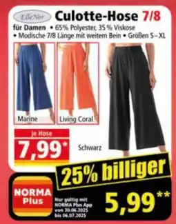 Norma Culotte Hose 7/8 Angebot