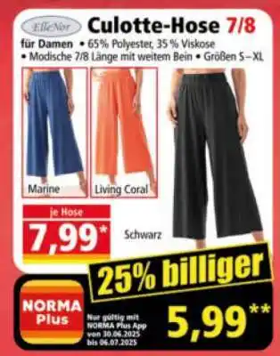 Norma Culotte Hose 7/8 Angebot