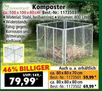 Norma Komposter Angebot
