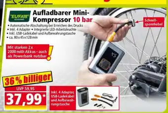 Norma Aufladbarer Mini-Kompressor 10 bar Angebot