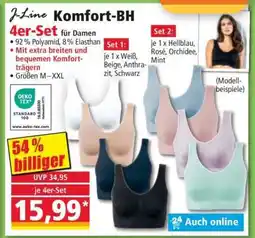 Norma J.Line Komfort-BH 4er-Set Angebot