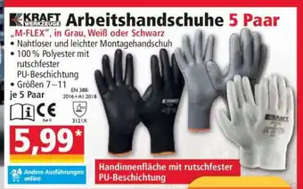 Norma Arbeitshandschuhe 5 Paar Angebot