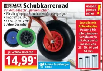 Norma Schubkarrenrad Angebot
