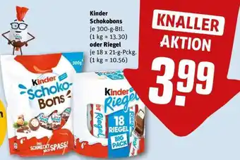 REWE Kinder Schokobons Angebot
